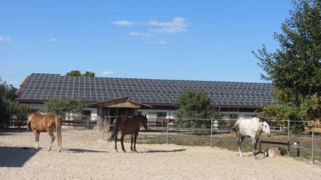 Aktivstall Solaranlage